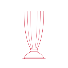 Objects Cocktail Glasses Fountain Glass Vinyl Cutting Svg File, Free Vectors File